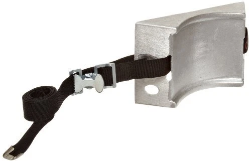 Talboys 715 Aluminum Cylinder Wall Bracket with Strap 1.875" Length x 8.125" ...