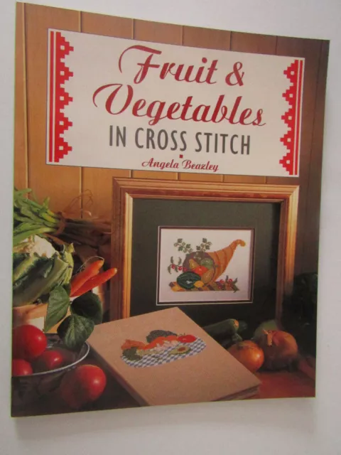 Fruit & Vegetables in Cross Stitch Pattern Chart Book, lots to make!