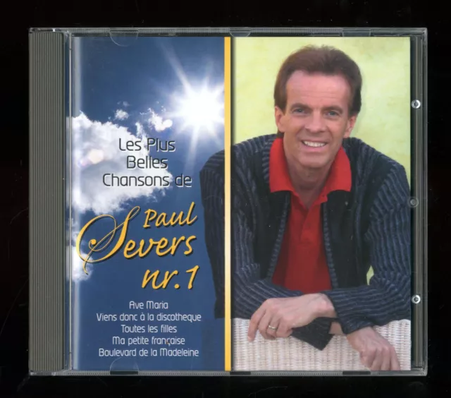 Rare Cd ★ Paul Severs - Les Plus Belles Chansons ★ Album 14 Titres