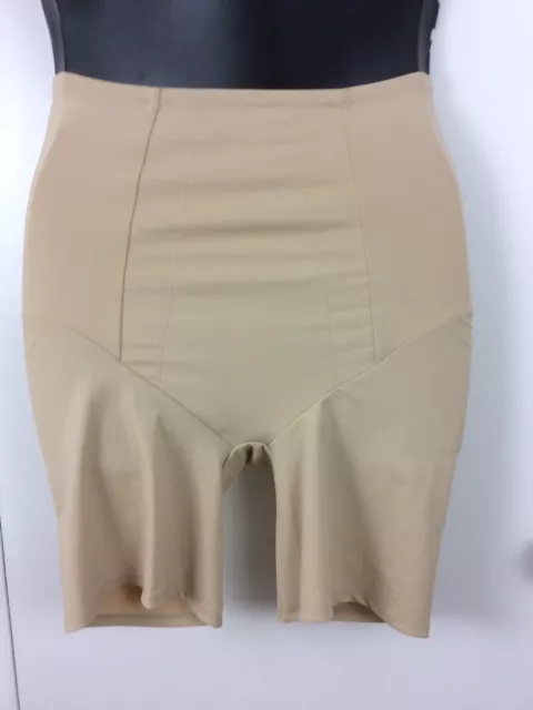 Dressbarn High Waist Thigh Slimmer Medium Support BEIGE Smooths Shapes Lifts