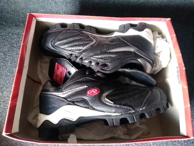 Rawlings Boys Size USA 4.5 Baseball Cleats Shoes