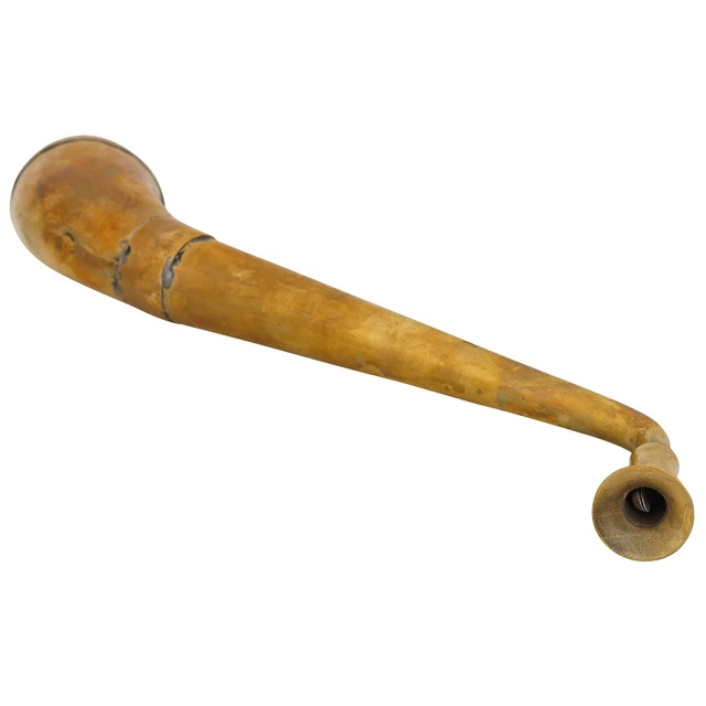 Hörrohr Hörmaschine Stethoskop Hörgerät Tröte Signalhorn Deko 28cm Antik-Stil 3