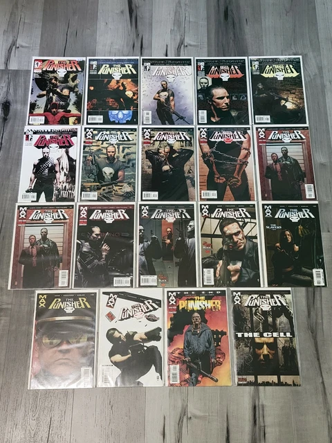 The Punisher Garth Ennis Marvel Comic Book Lot