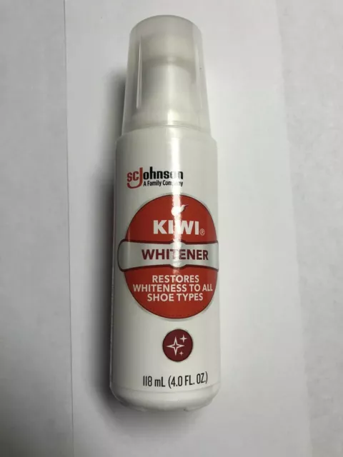 Kiwi 12806 Sport Shoe Whitener 4 oz. for Fabric Canvas or Leather Sneaker Whte