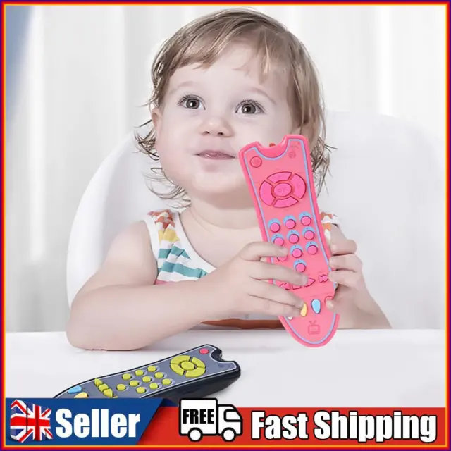 Simulation TV Remote Control Toy 3 Language Modes with Light/Sound/Real Buttons