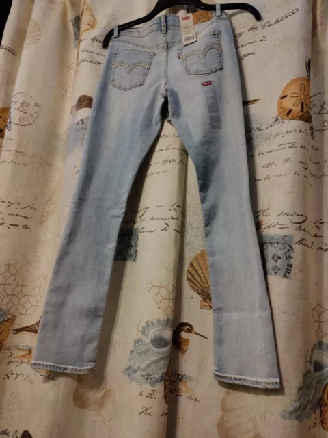 NWT GIRLS LEVI'S  711 Skinny Size 14R/26x28