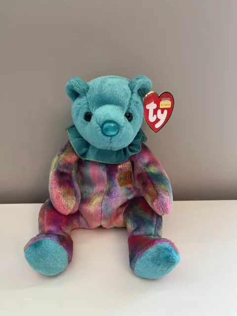 TY Beanie Baby “December” the Birthday Bear Retired Vintage MWMT (7 inch)