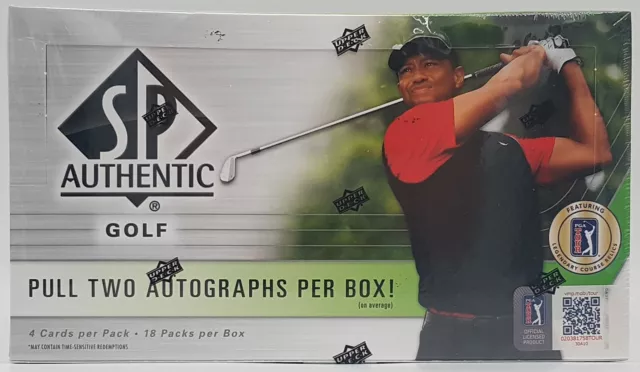 Upper Deck Golf Sp Authentique Hobby Box 2021