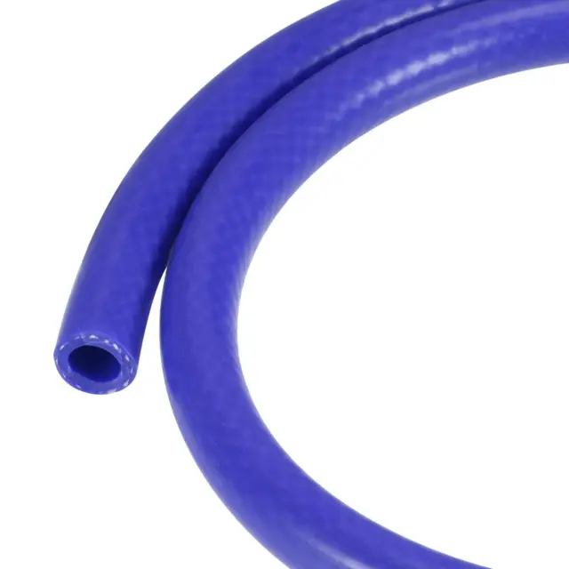 Silicone Vide Tube Chauffage Tuyau 10mm ID 2m Bleu Haut Température pour Moteur