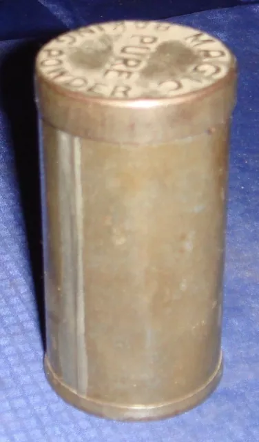 SE671 Antique Vtg Mini Magic Pure Baking Powder Tin 3