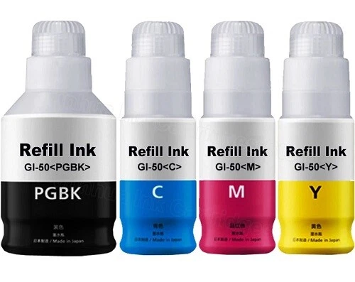 Encre à Colorant GI-X0 Ocbestjet Pour Imprimante Canon GM2050 GM4050 G5050 G6050 - Foto 9