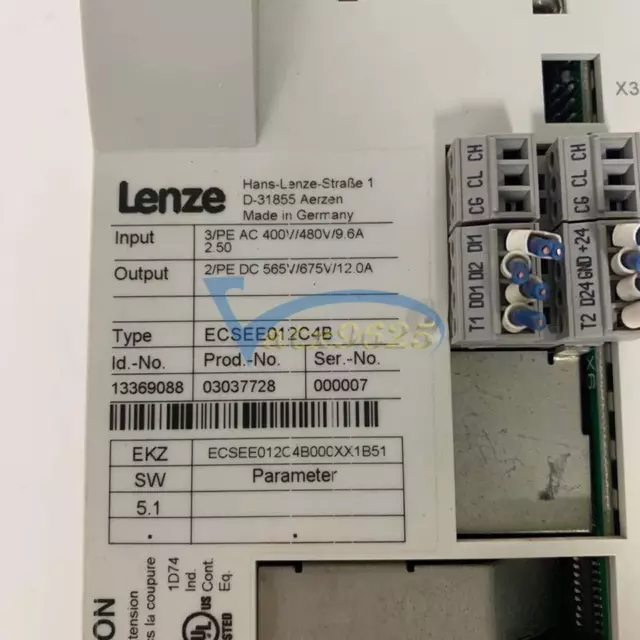 ONE USED  Lenze Servo Driver ECSEE012C4B