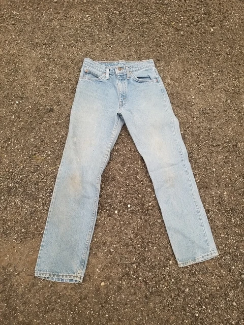 Vintage Levi's 509 Orange Tab Denim Jean Size 30x30 Blue Light Washed