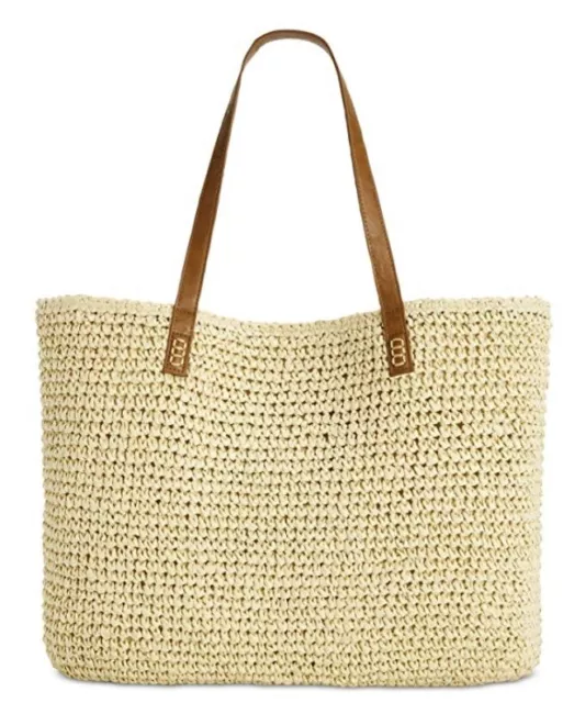 INC International Concepts Women's Natural Beach Please Extra-large Tote 2