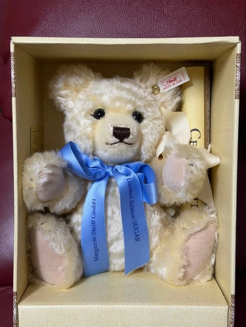 STEIFF SUGAR TEDDY Bear Natural White £198.49 - PicClick UK