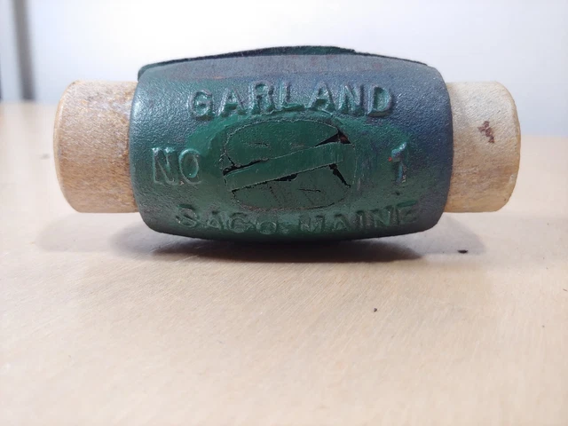 Rawhide Mallet # 31001 Garland #1 Split Head Hammer with 1-1/4" Faces 24 Oz.