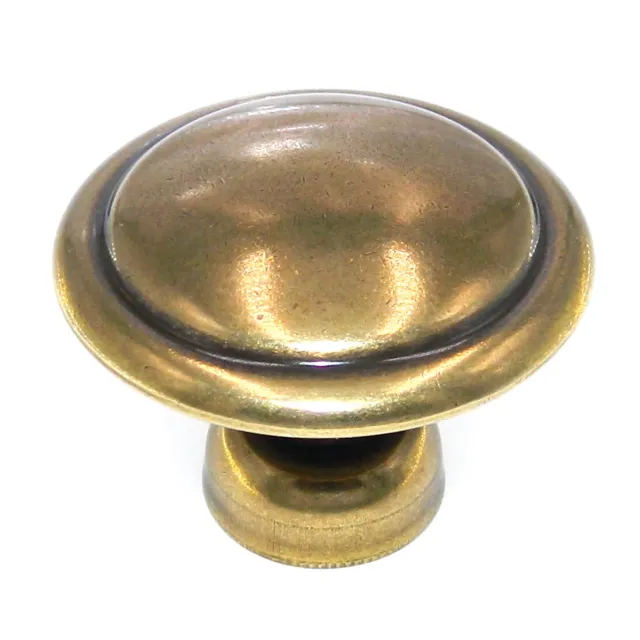 Amerock Allison Light Brass 1 1/2" Round Cabinet Knob Pull 848LB
