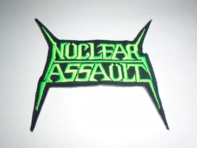 Nuclear Assault Thrash Metal Iron On Embroidered Patch