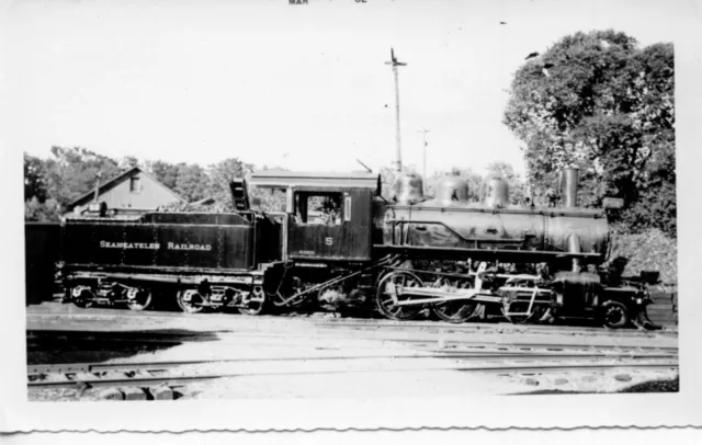 2E341 RP 1936/60s SKANEATLES RAILROAD 260 LOCO #5 AUBURN NY