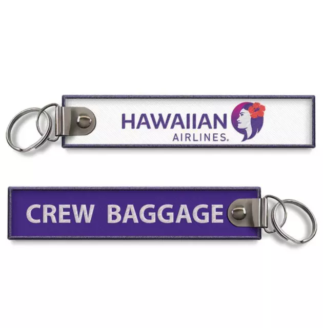 Hawaiian Airlines Crew Embroidered Tag