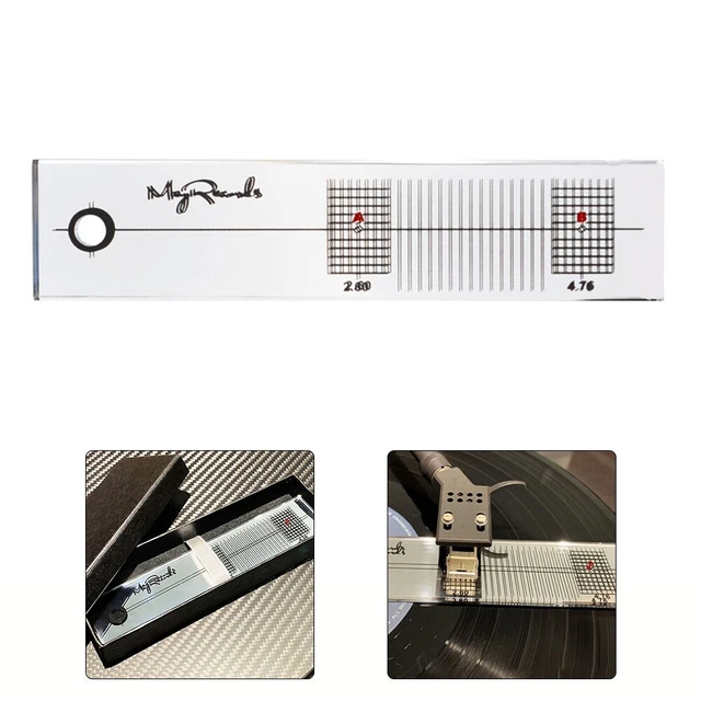 Achieve Crystal Clear Sound Reproduction avec outil d'alignement de cartouche