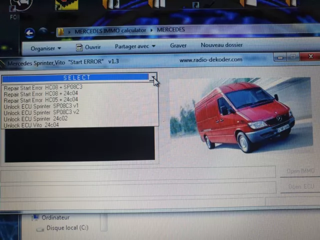 Mercedes Sprinter Vito Start Error V.1.3