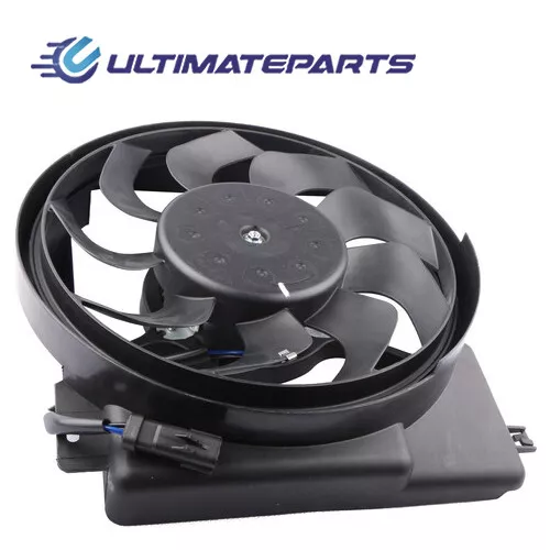 New 1X Radiator Cooling Fan Motor Assembly 9 Blade For Jeep L6 4.0L LHD Models