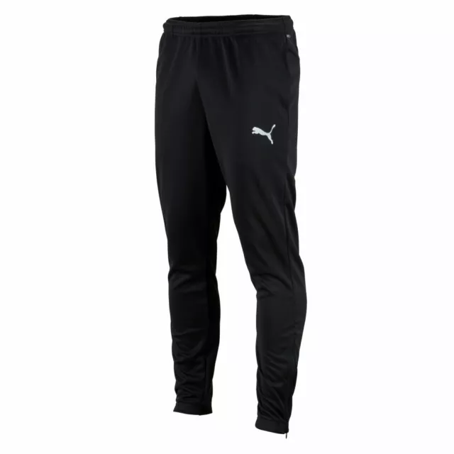 Puma teamRise Poly Trainingshose Herren Hose schwarz weiß