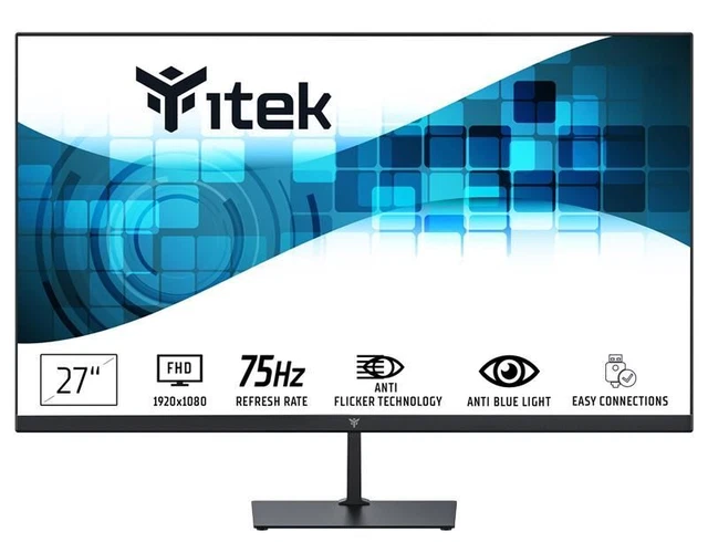 itek GWF 68,6 cm (27 Zoll) 1920 x 1080 Pixel Full HD LED Schwarz