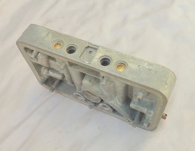 GM Holley 5257 Metering Block 1967-1969 Corvette 427 Tri Power Auto Transmission