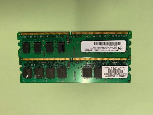 2x2gb DDR2 Assorted Ram Desktop Computer