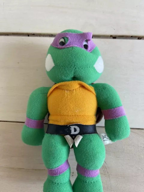 Teenage Mutant Ninja Turtles Donatello Plush Ornament Vintage 1989 8" TMNT Doll