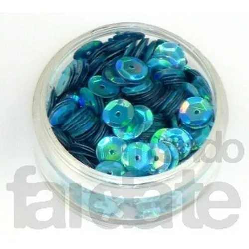 Paillettes Azzurro Caraibi - perline - pailetes - per decorare - da decorazione