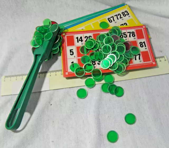 12 bâtons magnétiques pour bingo et loto avec 100 pions pour
