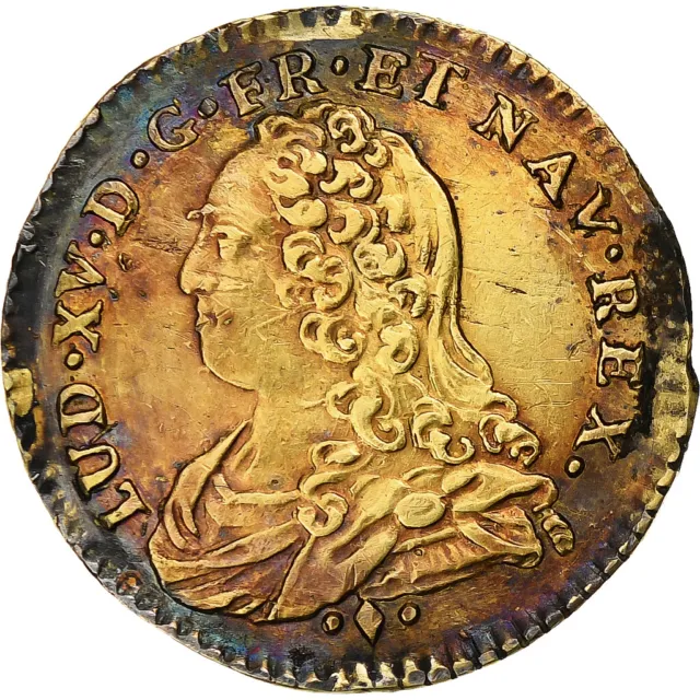 [#1271684] France, Louis XV, 1/2 Louis d'or aux lunettes, 1726, Bayonne, Or, TTB