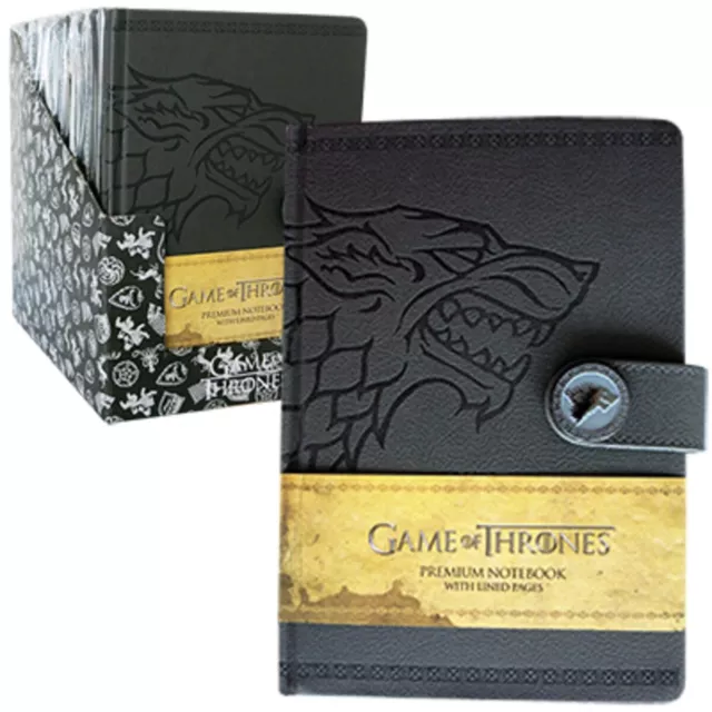 Winter is coming - Notizbuch A5 Premium - Game of Thrones (Stark) [SR72401] NEU