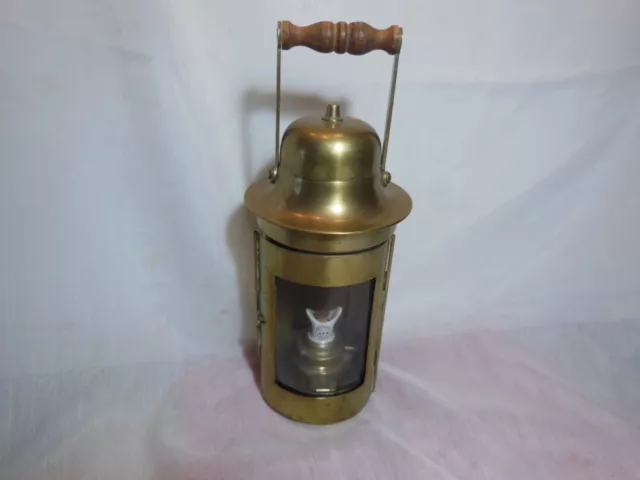 Sherwood Lantern Ship Binnacle Oil Brass Nautical Boat England