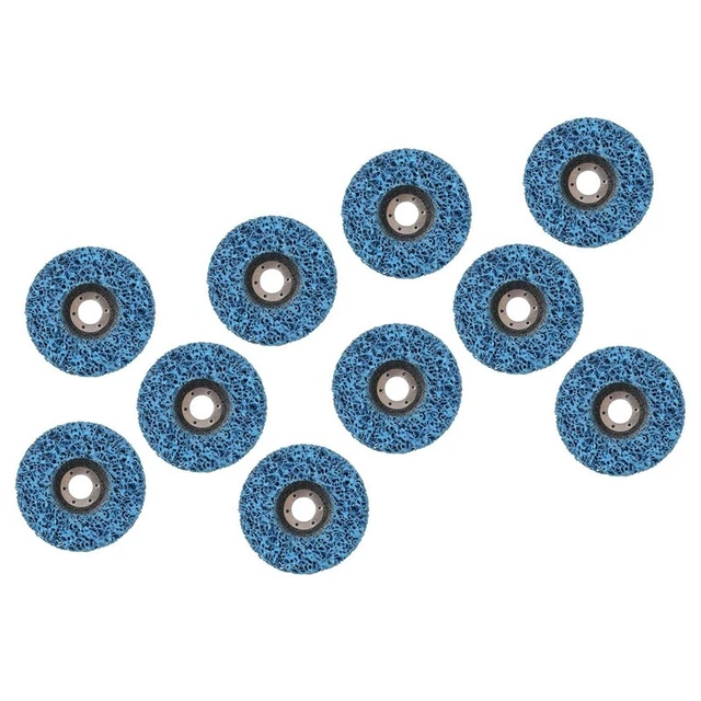 10Pcs 125mm Diameter Cleaning Strip Wheel Grinding Abrasive Disc for Angle GX2E3