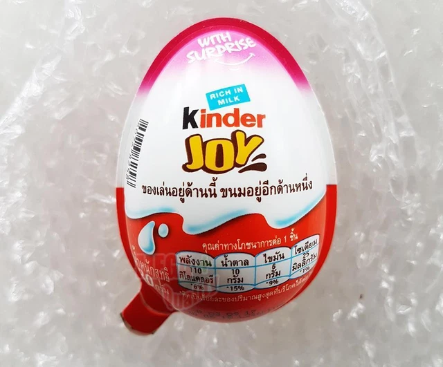 Kinder Joy For Girls Surprise Eggs in Toy Chocolate Ferrero Ester Egg 20g.