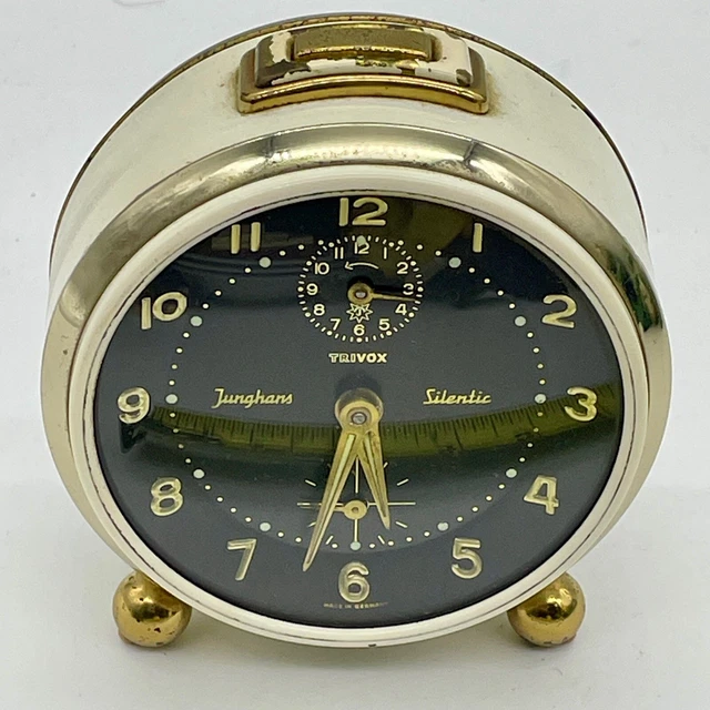 JUNGHANS TRIVOX SILENTIC ユンハンス 目覚し時計　現状品 ドイツ製 ヴィンテージ Junghans Trivox-silentic 手巻き
