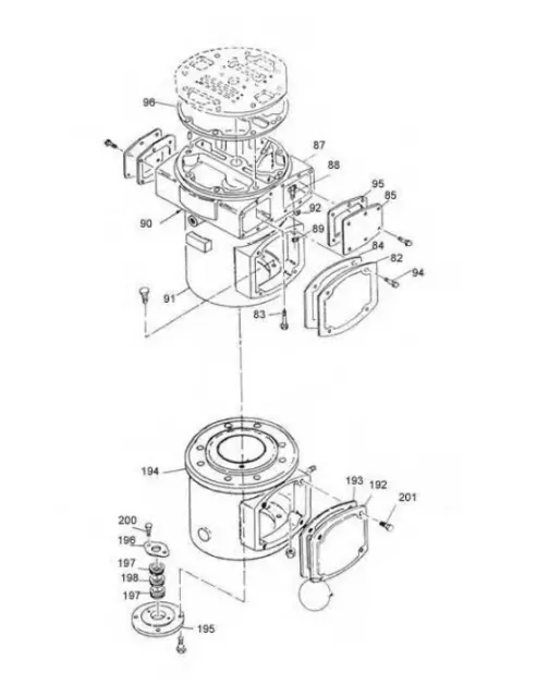 42007245 Ingersoll Rand ESV 8 x 7 compatible Head Frame 8 x 7 Ref #87