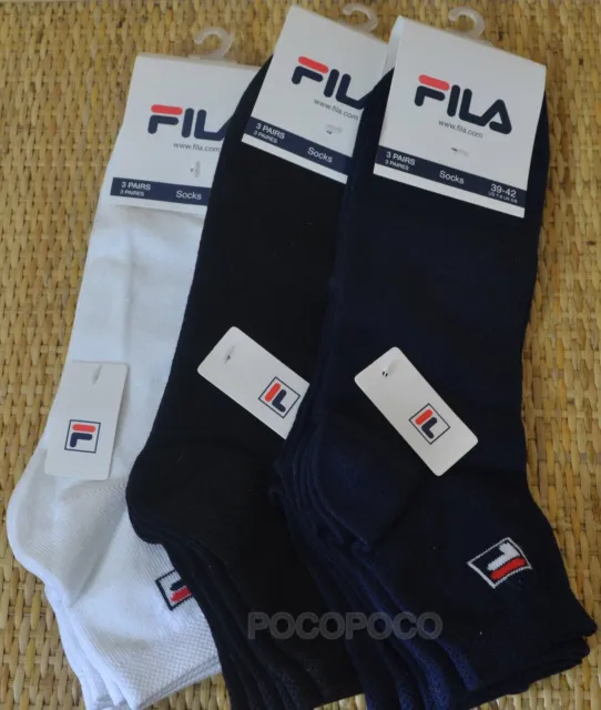 3 Pares De Significa Calcetines De Hombre Mujer Unisex Algodón Elástico Fila