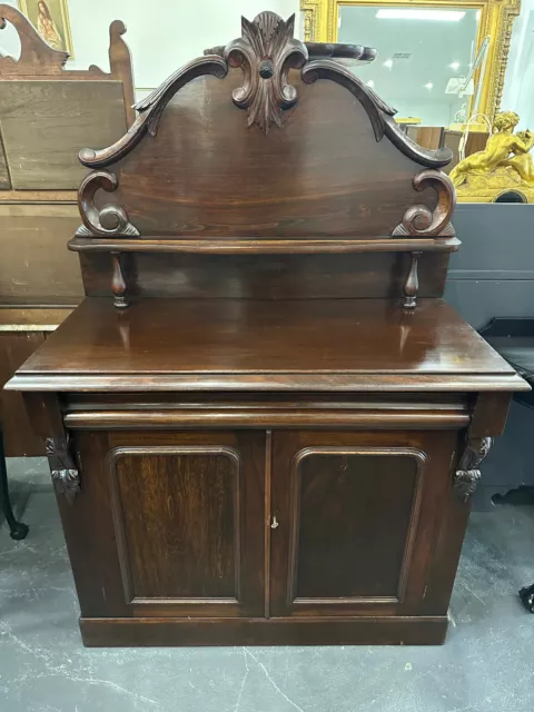 An Antique | Classical | Victorian | Woodcrafted | Cedar | Chiffonier Sideboard