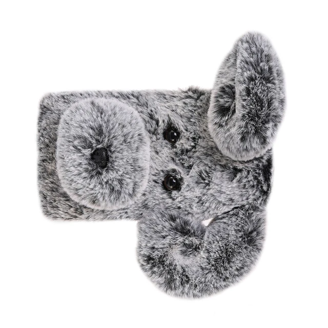 Coque pour téléphone Coque souple en peluche pour chien Mignon Mode Hiver 10