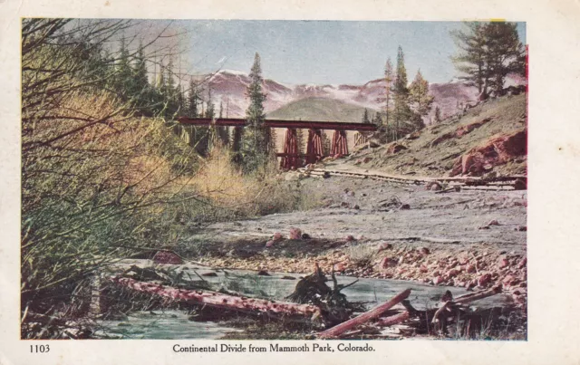 Continental Divide from Mammoth Park, Colorado (Embossed) Continental Divide from Mammoth Park, Colorado (Embossed)