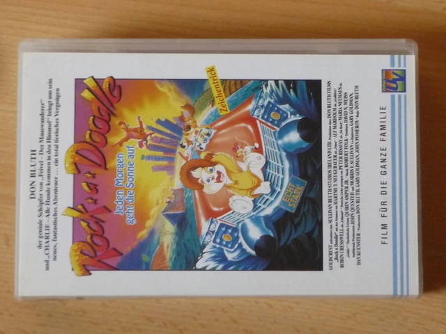 Jeden Morgen Geht Die Sonne Auf VHS-VIDEOKASSETTE: ROCK'A'DOODLE - Jeden Morgen geht die Sonne auf EUR