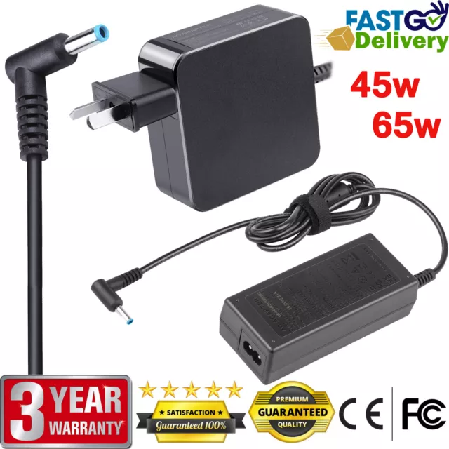 AC Adapter Charger Power Supply For HP Pavilion Envy Notebook EliteBook Blue Tip