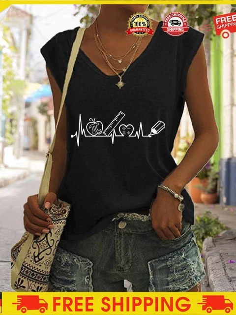❥ T-shirt collo a V divertente matematica simbolo - 05982 - nero-XXL
