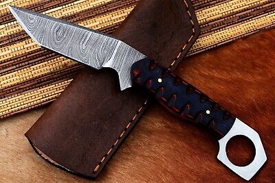 Mh Knives Custom Handmade Damascus Steel Full Tang Hunting/Skinner Knife D-25