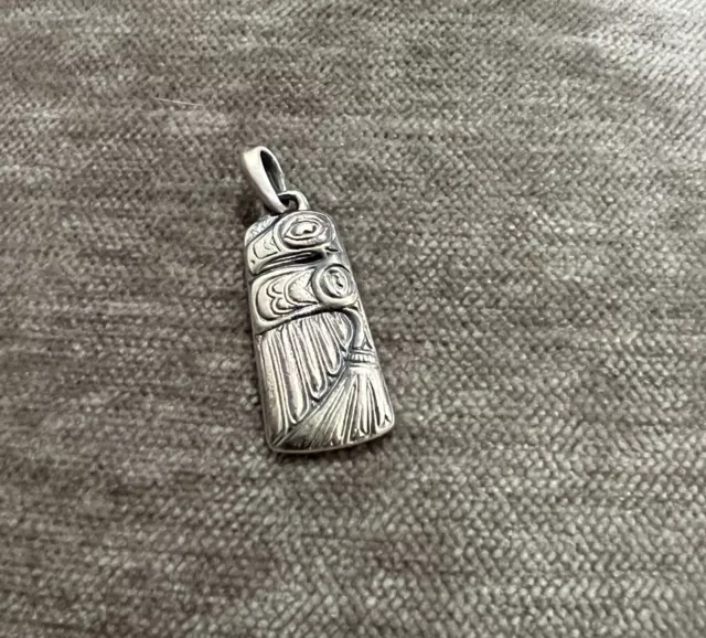 David Yurman Northwest Amulet Enhancer Pendant Sterling Silver